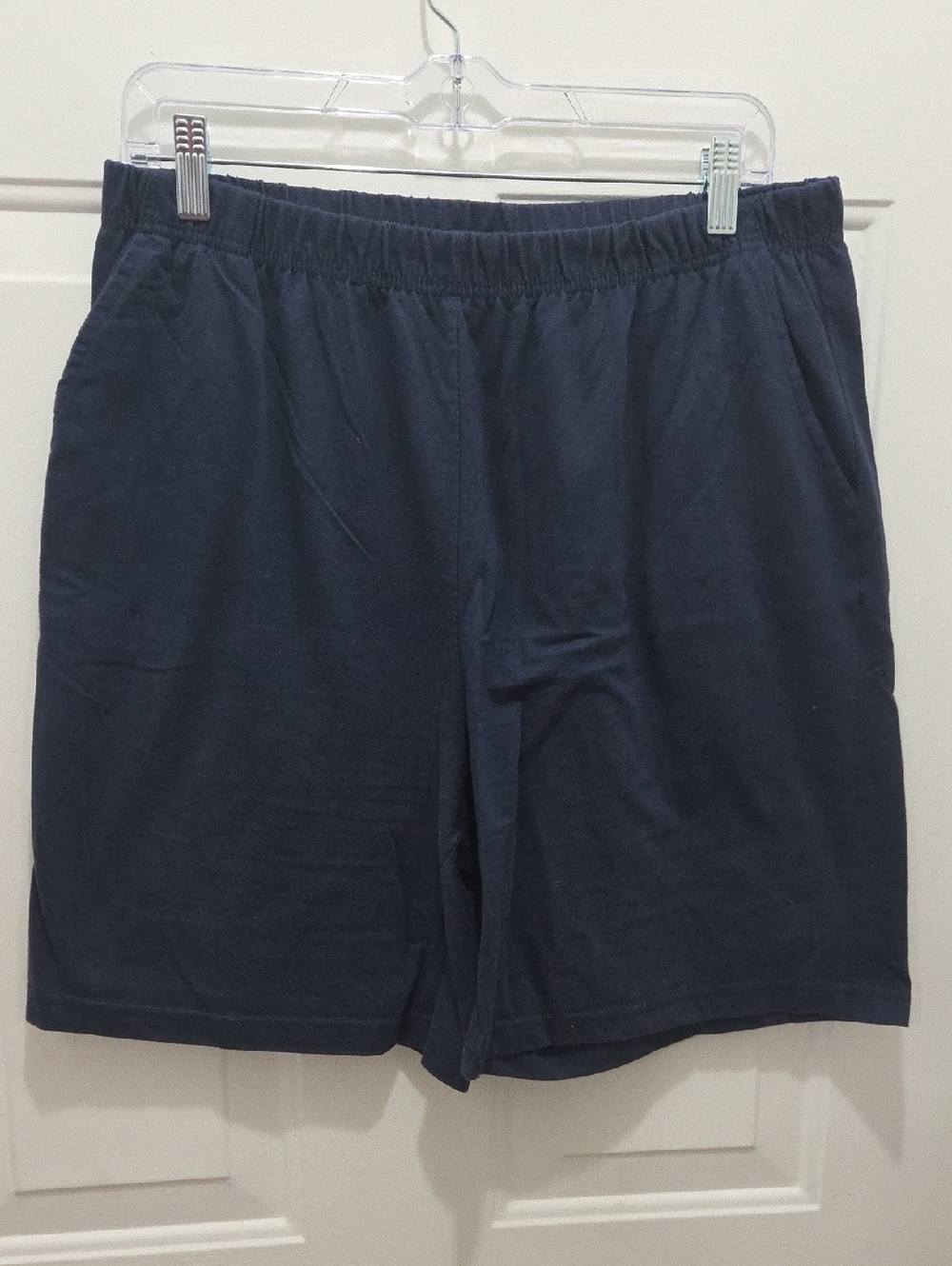 Country Store Women's Elastic Waist Casual Shorts - Navy Large